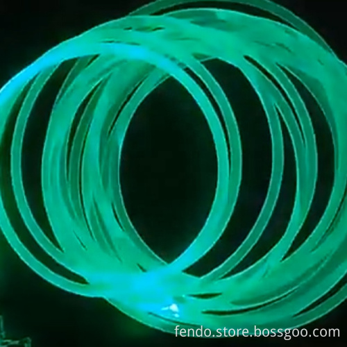 3.5mm Multicolor IP30 LED Car Decorative Interior EL Wire Atmosphere Lights Strip